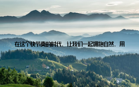 在这个快节奏的时代, 让我们一起拥抱自然, 用大花盆栽和花盆栽种的大盆景, 为我们的生活增添一抹绿意吧!