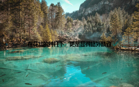 在花盆的衬托下, 更是显得格外精致