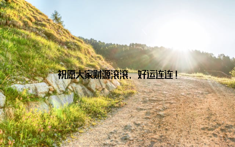 祝愿大家财源滚滚, 好运连连!